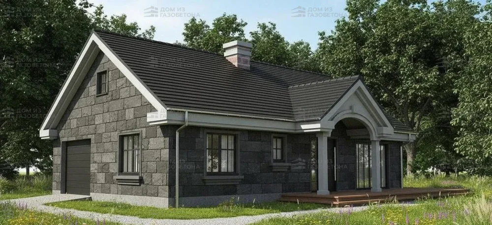 Проект Двухэтажный дом 13 на 10, 141 м2