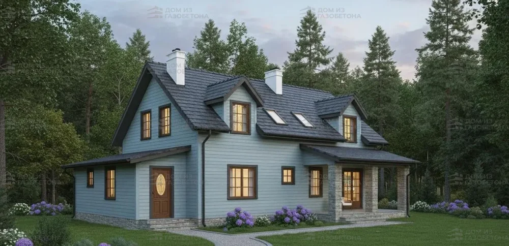 Проект Одноэтажный дом 12 на 11, 100 м2