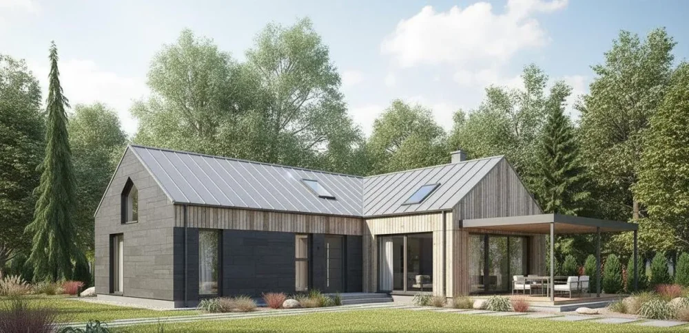 Проект Двухэтажный дом 18 на 20, 195 м2